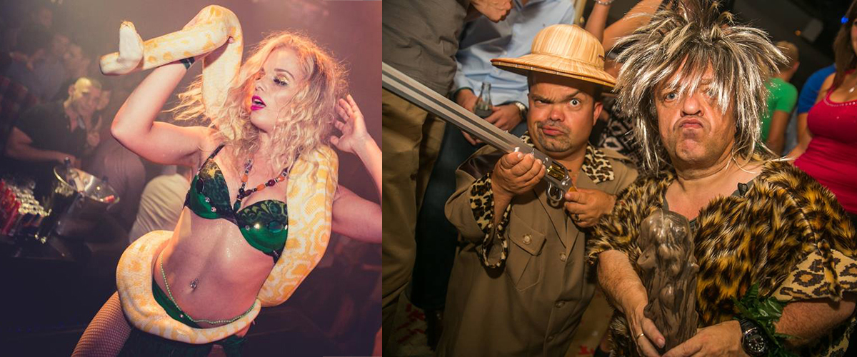 Buikdanseres met slang